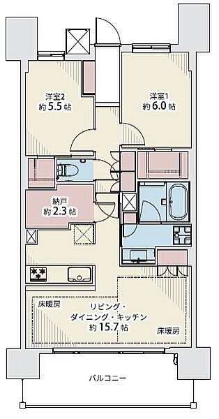 間取りを拡大表示