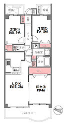 間取図画像 3LDK