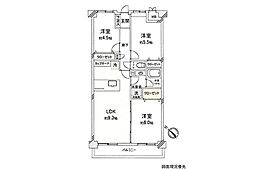 間取図画像 3LDK