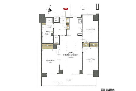 間取り図※図面現況優先