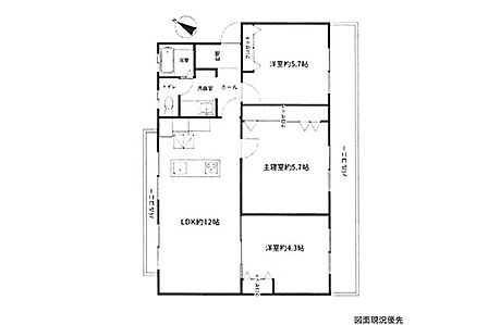 間取り図※図面現況優先