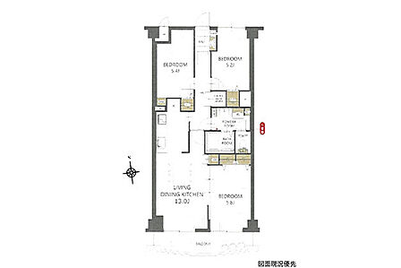 間取り図※図面現況優先