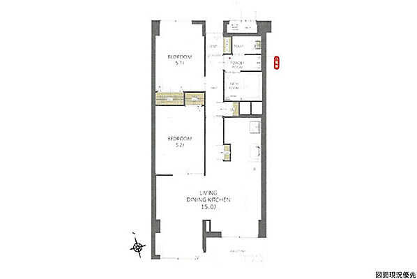 間取り 京急西広島マンション 3階/-