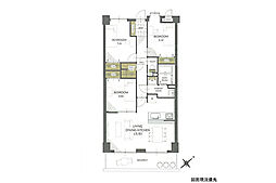 間取図画像 3LDK
