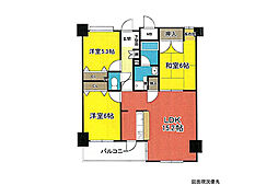 間取図画像 3LDK