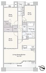 間取図画像 3LDK