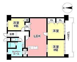 間取図画像 3LDK