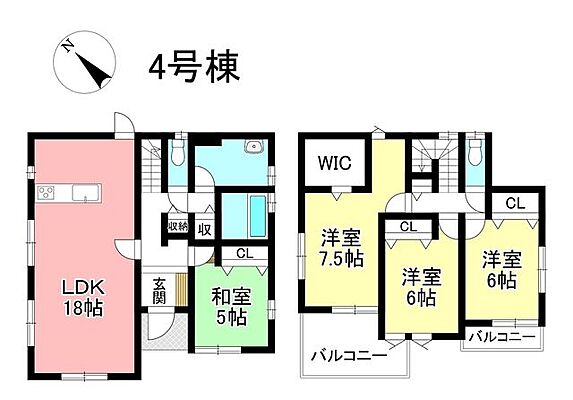 間取り 中古戸建 明和町6丁目 全11区画