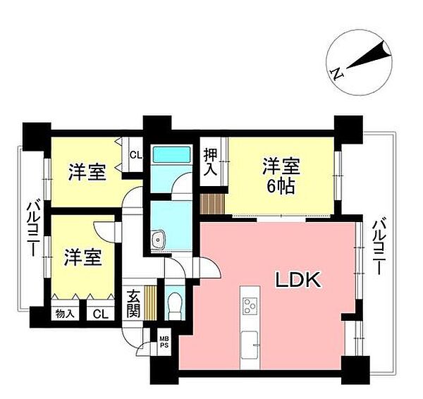 間取りを拡大表示