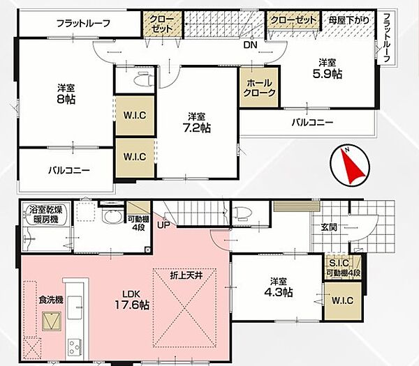 間取りを拡大表示