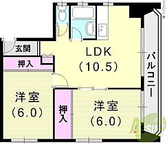 再度ハイツ  ｜ 兵庫県神戸市中央区山本通5丁目13-9（賃貸マンション2LDK・3階・47.23㎡） その2