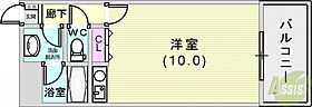 元町MGレヂデンスIII  ｜ 兵庫県神戸市中央区元町通6丁目（賃貸マンション1R・5階・25.40㎡） その2