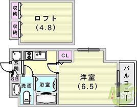 エステムコート神戸・県庁前IVグランディオ  ｜ 兵庫県神戸市中央区下山手通7丁目（賃貸マンション1K・6階・20.60㎡） その2