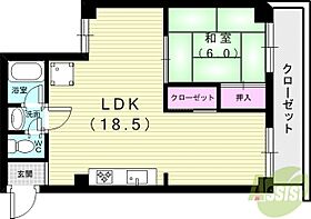 シャトーすずらん  ｜ 兵庫県神戸市北区鈴蘭台北町2丁目3-8（賃貸マンション1LDK・2階・52.38㎡） その2