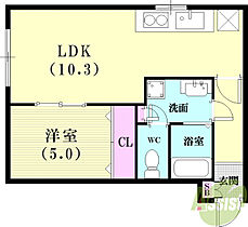 モナハイツ筒井  ｜ 兵庫県神戸市中央区筒井町3丁目（賃貸マンション1LDK・1階・39.00㎡） その2