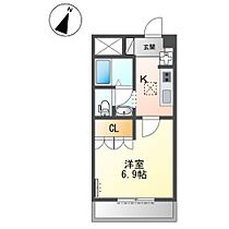 ララ・ポートII  ｜ 岐阜県岐阜市下尻毛（賃貸アパート1K・1階・24.84㎡） その2