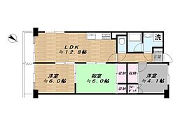 ダイヤマンション 3LDKの間取図画像