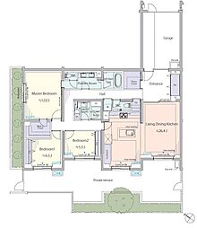 SHOTONAGAYA 3LDKの間取図画像