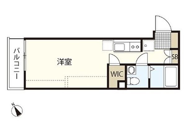 COLLINA五日市中央 304｜広島県広島市佐伯区五日市中央６丁目(賃貸アパート1R・3階・24.64㎡)の写真 その2