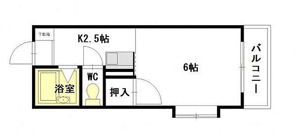 リバーシティ五日市 407｜広島県広島市佐伯区五日市５丁目(賃貸マンション1K・4階・18.90㎡)の写真 その2