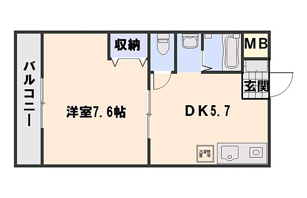 Tフラッツ 303｜広島県広島市佐伯区皆賀３丁目(賃貸マンション1DK・3階・30.00㎡)の写真 その2