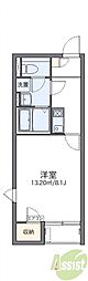 レオネクストオーク豊中 1Kの間取図画像
