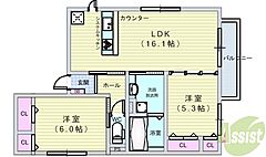 物件の間取り