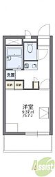 レオパレス原田 1Kの間取図画像