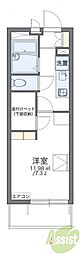 レオパレス宮山 1Kの間取図画像