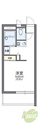 レオパレスキッショー 1Kの間取図画像