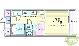 Recoltesanburaitonesu 1Kの間取図画像
