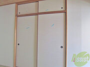 各部屋にしっかり収納ございます。敷き布団がしっかり入る大きさ