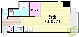 ONLYONEキセラ ワンルームの間取図画像