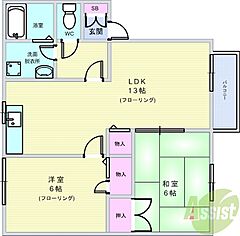 物件の間取り
