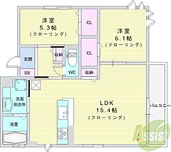 物件の間取り