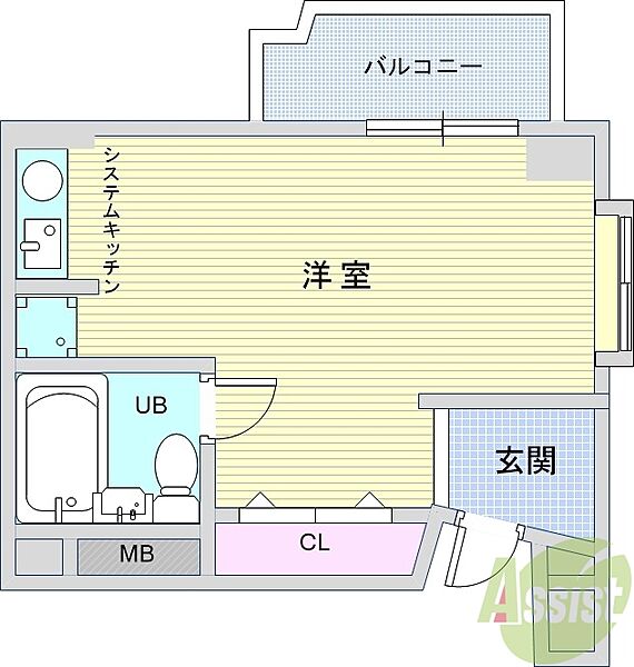 ロイヤルコート上池田 312｜大阪府池田市上池田2丁目(賃貸マンション1R・3階・19.78㎡)の写真 その2