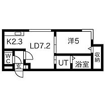 北海道札幌市北区北二十三条西6丁目（賃貸マンション1LDK・4階・33.19㎡） その2