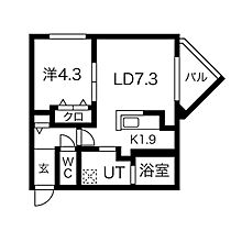 北海道札幌市北区北二十六条西2丁目（賃貸マンション1LDK・2階・34.22㎡） その2