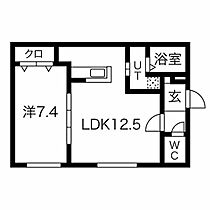 北海道札幌市北区北二十三条西2丁目（賃貸マンション1LDK・2階・43.45㎡） その2