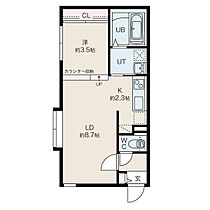 北海道札幌市中央区南六条西11丁目（賃貸マンション1LDK・3階・34.86㎡） その2