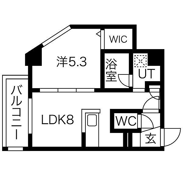 北海道札幌市北区北二十一条西6丁目(賃貸マンション1LDK・2階・31.82㎡)の写真 その2