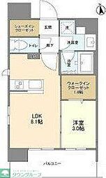 デュオフラッツ栄 15階1LDKの間取り