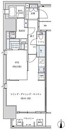 JR東海道本線 尾頭橋駅 徒歩11分の賃貸マンション 11階1LDKの間取り