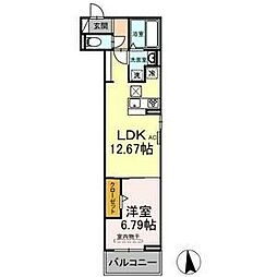 間取図画像 1LDK