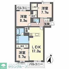 物件の間取り