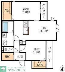 物件の間取り