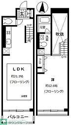 RESIDIA東桜2 1LDKの間取図画像