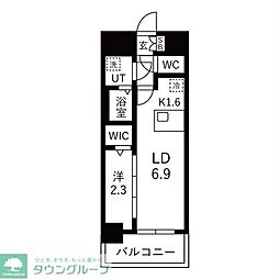 メイクスアート名古屋城西 1LDKの間取図画像