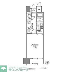 千種アヴァンギャルドプレイス 1Kの間取図画像
