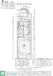 エステムコート名古屋グランツ 1Kの間取図画像